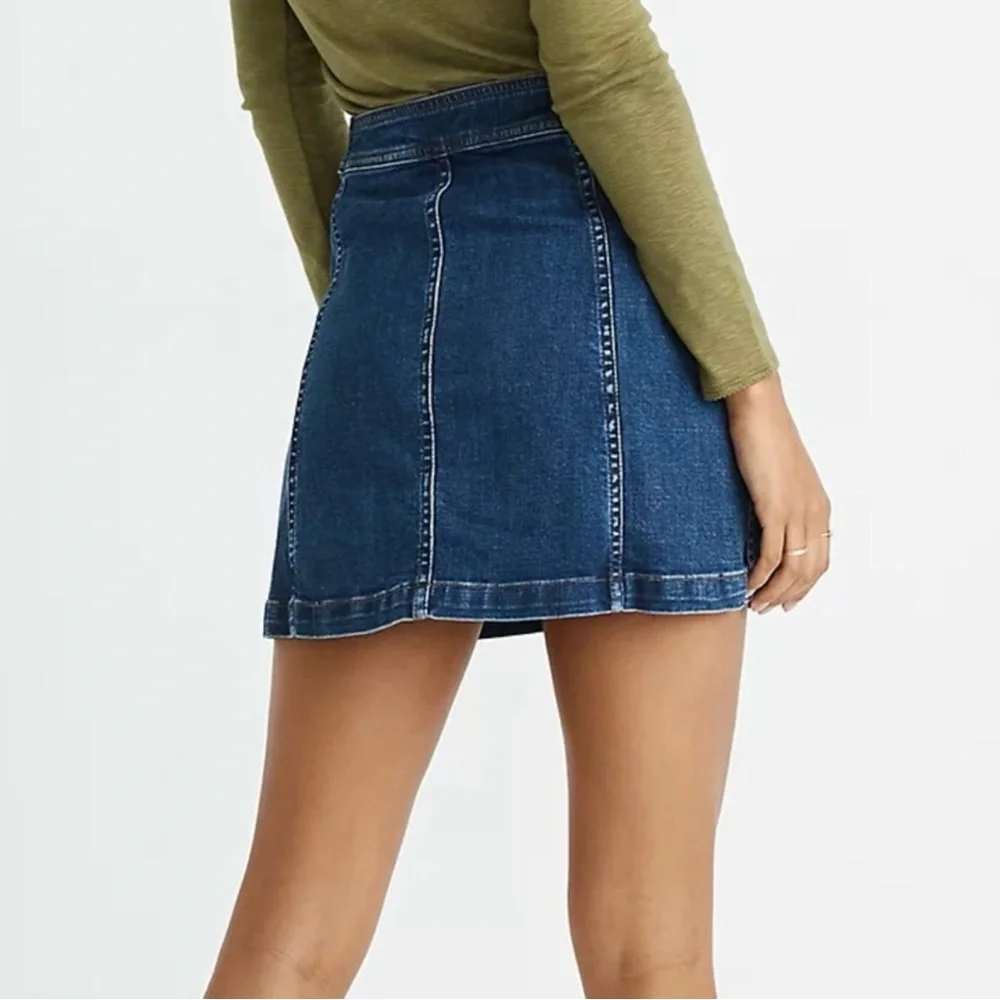 Madewell Denim A-Line Skirt - Picture 2 of 7